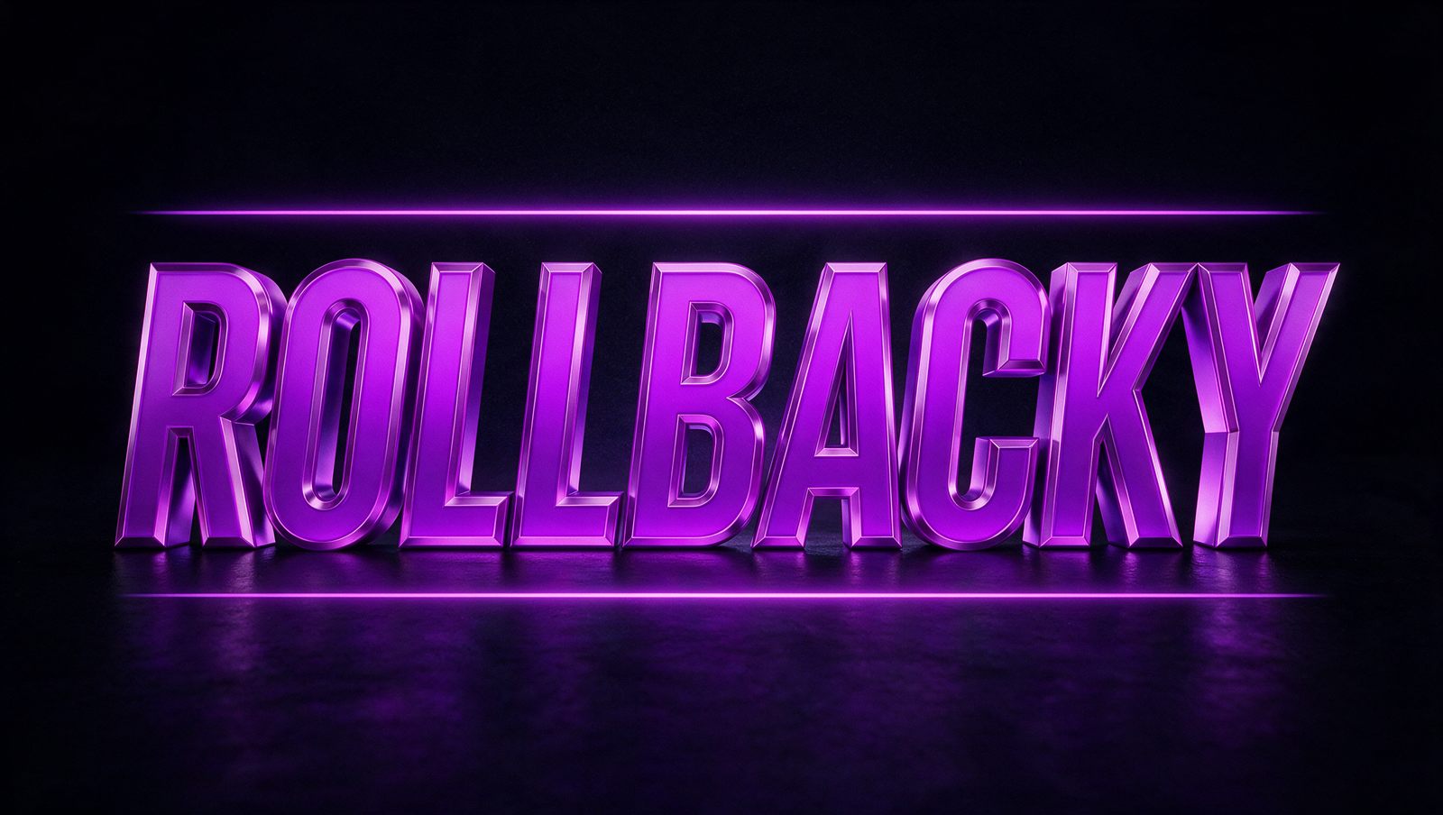 Wordmark 3D metálico